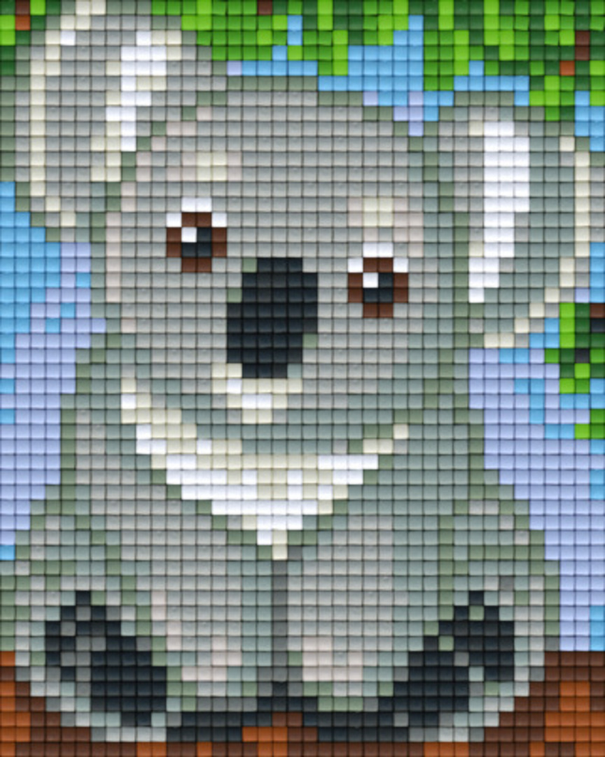 Koala One [1] Baseplate PixelHobby Mini-mosaic Art Kits image 0
